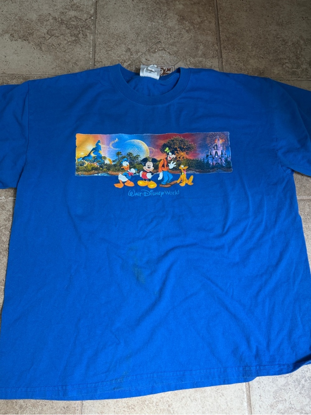 Vintage Disney Dark Blue Large Shirt